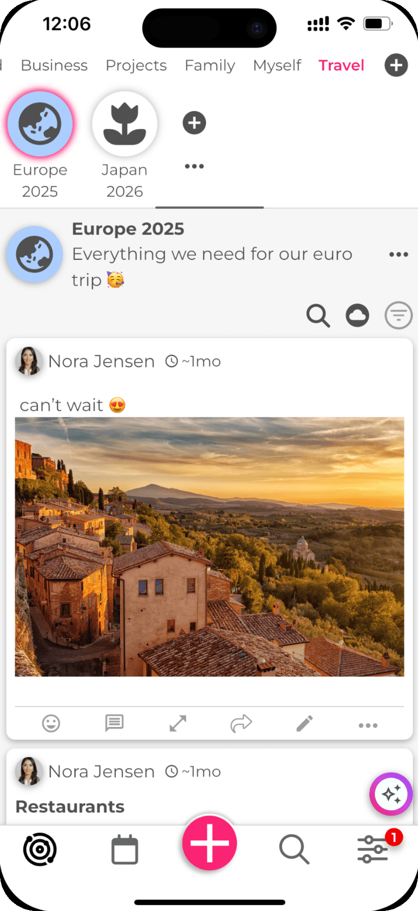 Trip planning Capsule